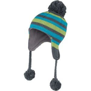 Lewro AZIZ zelená 8-11 - Detská pletená čiapka