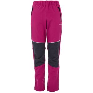 Lewro BENET Dievčenské softshellové nohavice, fialová, veľkosť 128-134