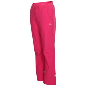 Lewro CARNOLO Dievčenké softshellové nohavice, ružová, veľkosť 116-122