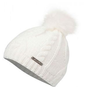 Lewro BELLA biela 8-11 - Dievčenská pletená čiapka