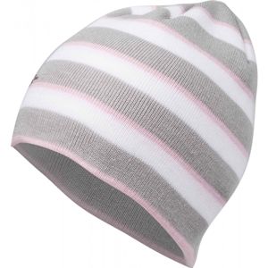 Lewro BEAUTIFLY biela 8-11 - Dievčenská pletená čiapka