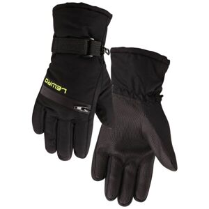 Lewro IKEF Detské lyžiarske rukavice, čierna, veľkosť 12-15