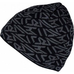 Lewro JEFF čierna 8-11 - Chlapčenská pletená čiapka