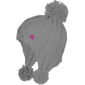 Lewro LILLI sivá 7-9 - Dievčenská pletená čiapka