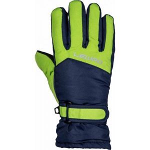 Lewro NALANI zelená 8-11 - Detské lyžiarske rukavice