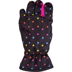 Lewro NEA čierna 4-7 - Dievčenské rukavice