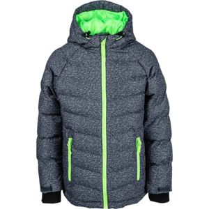 Lewro NIKA Detská zimná bunda, tmavo sivá, veľkosť 128-134