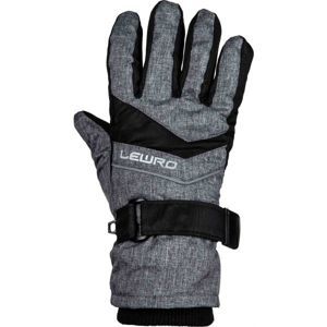 Lewro NIKORA čierna 4-7 - Detské lyžiarske rukavice