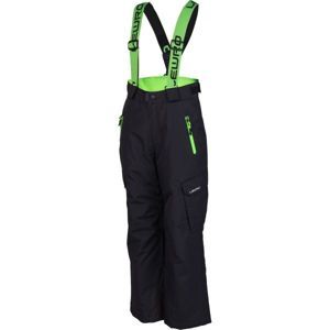 Lewro NIVES zelená 140-146 - Detské snowboardové nohavice