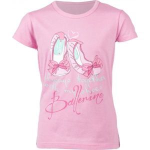 Lewro ORIETTA Dievčenské tričko, ružová, veľkosť