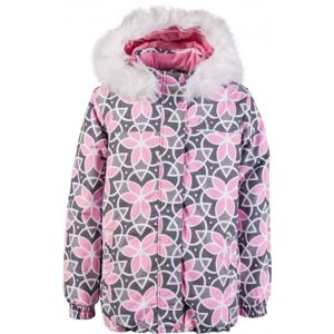 Lewro PAMILA Dievčenská zimná bunda, ružová, veľkosť 164-170