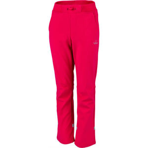 Lewro CARNOLO Dievčenské softshellové nohavice, ružová, veľkosť 128/134