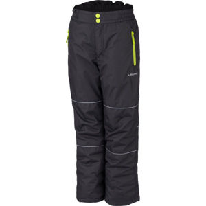Lewro SEVIL Detské lyžiarske nohavice, čierna, veľkosť 128-134