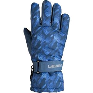 Lewro PYRY Detské lyžiarske rukavice, modrá, veľkosť 8-11