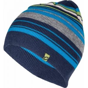 Lewro RICO modrá 4-7 - Chlapčenská pletená čiapka