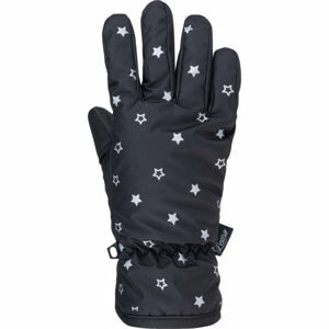 Lewro UNEA Dievčenské rukavice, čierna, veľkosť 4-7