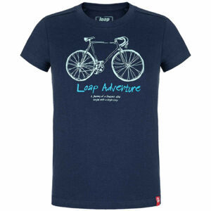 Loap BADLES Chlapčenské tričko, tmavo modrá, veľkosť 134-140