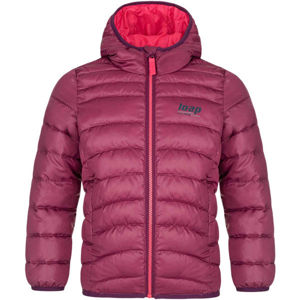 Loap INOY Detská zimná bunda, ružová, veľkosť 122-128