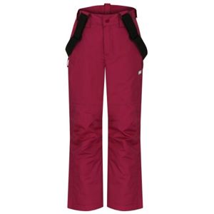 Loap FUGALO Detské lyžiarske nohavice, ružová, veľkosť 128