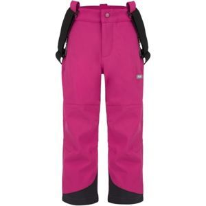 Loap LEWRY ružová 122-128 - Detské softshellové nohavice