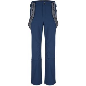 Loap LEMAR Pánske zimné softshellové nohavice, tmavo modrá, veľkosť XXL