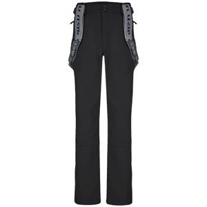 Loap LEMAR Pánske zimné softshellové nohavice, čierna, veľkosť XL