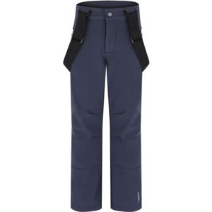 Loap LOVOSI Detské softshellové nohavice, tmavo sivá, veľkosť 134-140