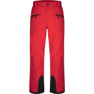 Loap OLIO Pánske lyžiarske nohavice, červená, veľkosť M
