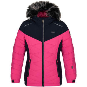 Loap OKIE Detská lyžiarska bunda, ružová, veľkosť 146