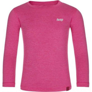 Loap PITTA ružová 122-128 - Detské funkčné tričko