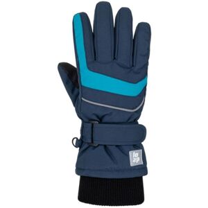 Loap RULIK Detské zimné rukavice, modrá, veľkosť 10