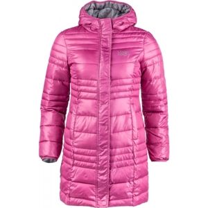 Loap UNITA ružová 146-152 - Detský zimný kabát