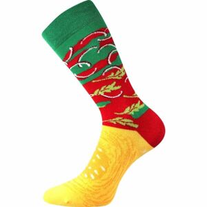 Lonka HAMBURGER 2PACK Unisexové ponožky, žltá, veľkosť 42-45