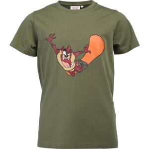 LOONEY TUNES TAZ Chlapčenské tričko, khaki, veľkosť 116-122