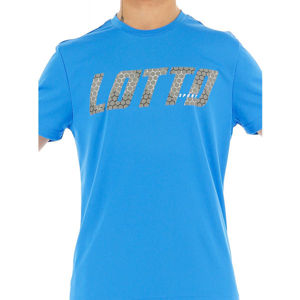 Lotto LOGO III TEE PL Pánske tričko, tyrkysová,sivá, veľkosť