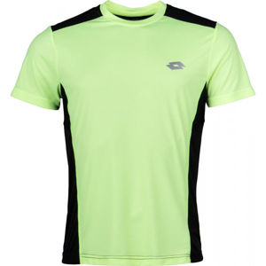 Lotto SPEEDRUN III TEE PL Pánske tričko, svetlo zelená,čierna,strieborná, veľkosť
