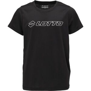 Lotto PETANNE Chlapčenské športové tričko, čierna, veľkosť