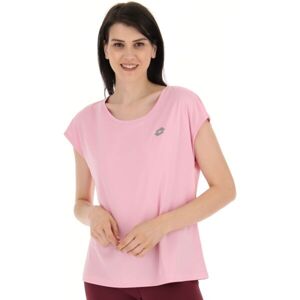 Lotto RUN FIT W OVER TEE Dámske športové tričko, ružová, veľkosť XL
