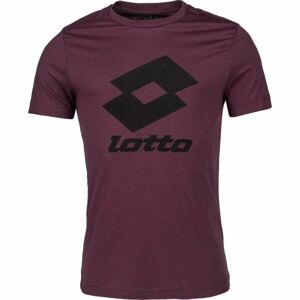 Lotto SMART II TEE JS Pánske tričko, vínová, veľkosť S