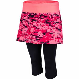 Lotto SPEEDRUN W III SKIRT + LEGGING MID PRT PL Dámska sukňa s legínami, ružová, veľkosť L
