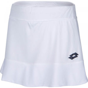 Lotto SQUADRA G II SKIRT PL Dievčenská tenisová sukňa, biela, veľkosť XL