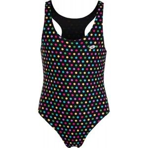 Lotto SURICA čierna 116-122 - Dievčenské jednodielne plavky