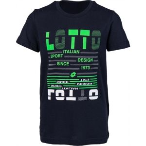 Lotto II TEE LOGO B CZ L tmavo modrá XXS - Detské tričko