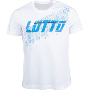 Lotto TEE PRISMA JS Pánske tričko, biela,modrá, veľkosť