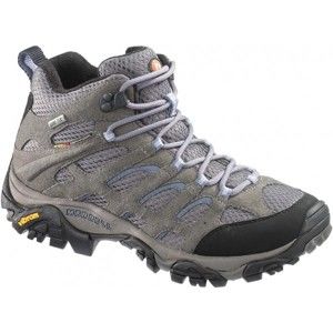Merrell MOAB MID GORE-TEX W šedá 6.5 - Dámske outdoorové topánky