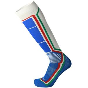 Mico CALZA SKI LIGHT ODOR ZERO X-STATIC Vysoké lyžiarske ponožky, biela, veľkosť 41-43