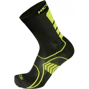 Mico LIG WEIGHT MID BIKE čierna XL - Funkčné cyklistické ponožky