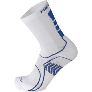 Mico LIG WEIGHT MID BIKE modrá S - Funkčné cyklistické ponožky