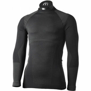 Mico L/SLVS R/NECK SHIRT WARM CONTROL Pánske termo tričko, čierna, veľkosť