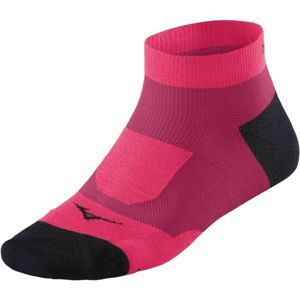 Mizuno DRYLITE SUPPORT MID ružová M - Ponožky